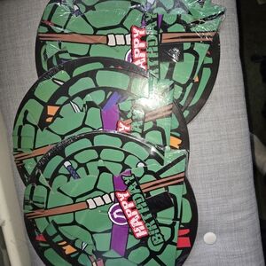 3 OF THE Teenage Mutant Ninja Turtles Green Theme Cup Cake Holder